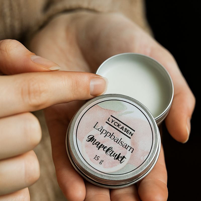 Lyckåsen - Naturligt läppbalsam grapefrukt (3)