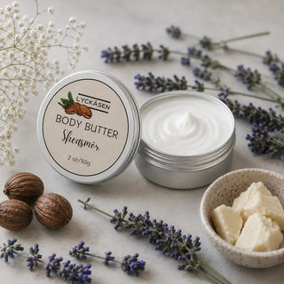 Naturlig Body Butter Sheasmör från Lyckåsen
