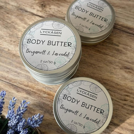 Lyckåsen - Bodybutter med bergamott & lavendel