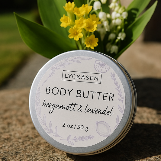 Lyckåsen - Naturlig Bodybutter Bergamott & Lavendel