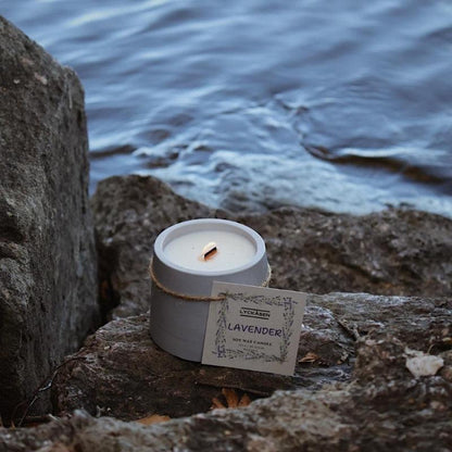 Naturligt Doftljus Lavendel-Lyckåsen