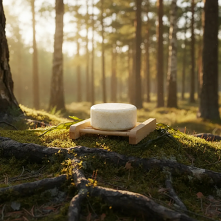 Naturlig Balsamkaka Sjögräs från Lyckåsen i skogen – vit med svag grön underton